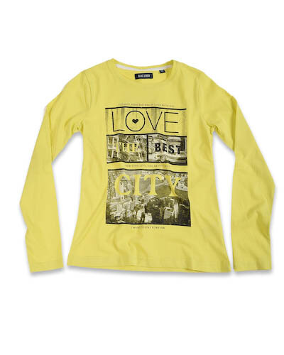 Shirt Blue Seven Meisjes Mosterdgeel