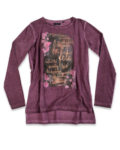 Shirt Meisjes Paars, maat 176