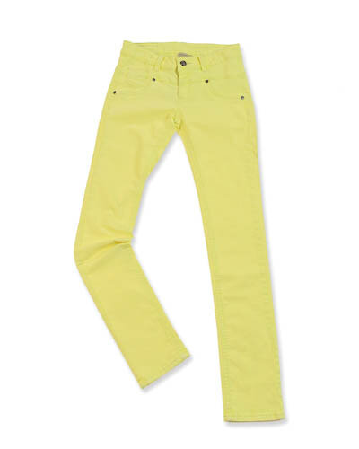 BLUE SEVEN Broek Dames Geel