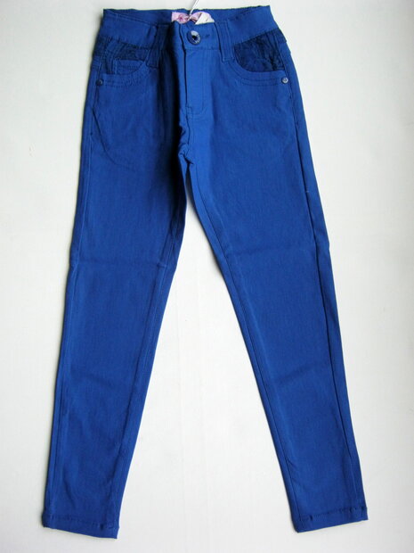 Jeans Meisjes Kobalt Blauw