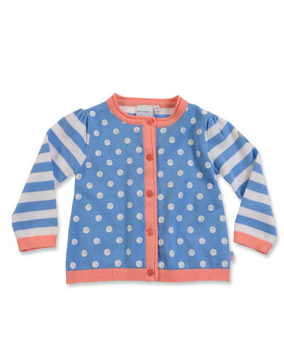 Vestje Blauw/Roze, maat 74