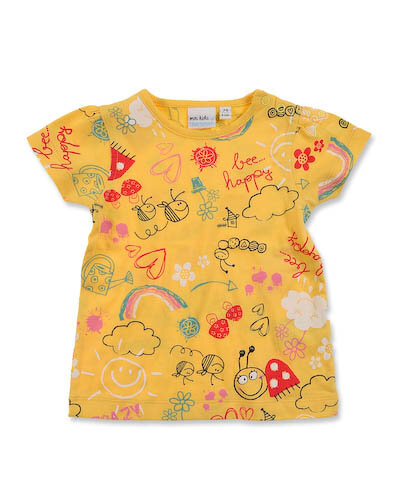 BLUE SEVEN Tshirt Geel, maat 74