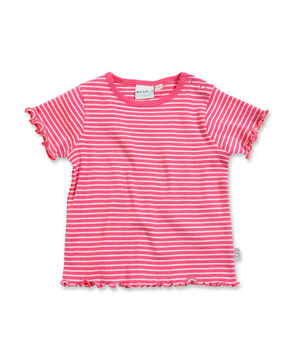 BLUE SEVEN Tshirt Roze / Wit, 74
