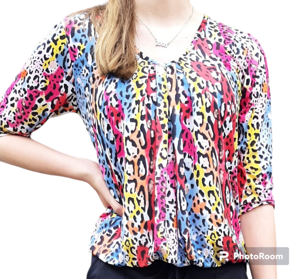 IZ NAIZ SHIRT Dames Panter Pink