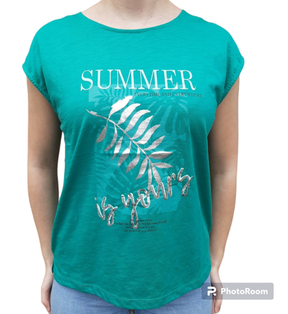 BLUE SEVEN Tshirt Groen