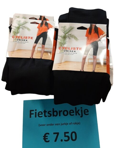 Fietsbroekje voor onder de kleding