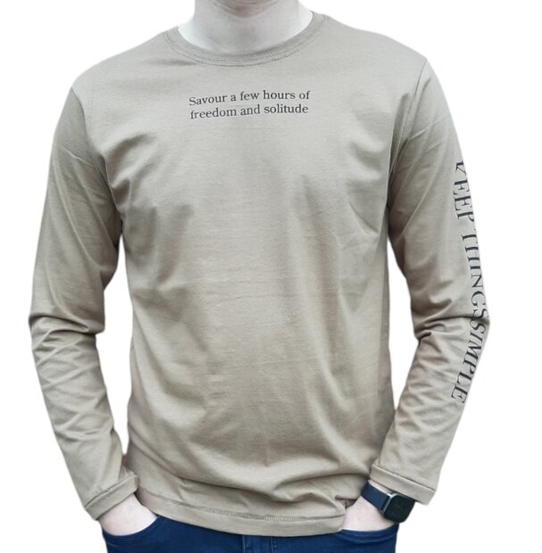 BLUE SEVEN Shirt Heren Camel