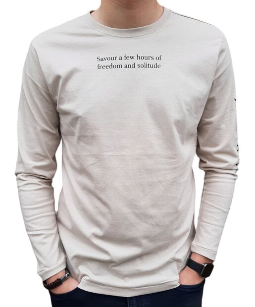 BLUE SEVEN Shirt Heren Beige