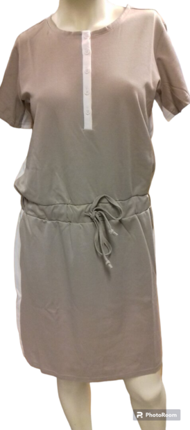 BLUE SEVEN Jurk Dames Beige