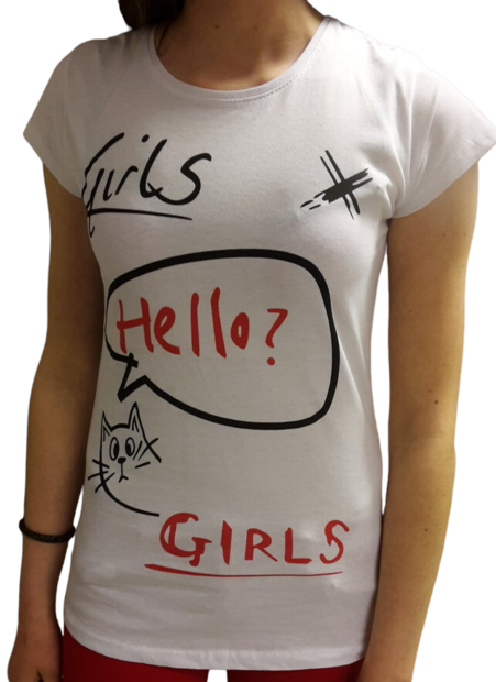 Tshirt Dames Wit