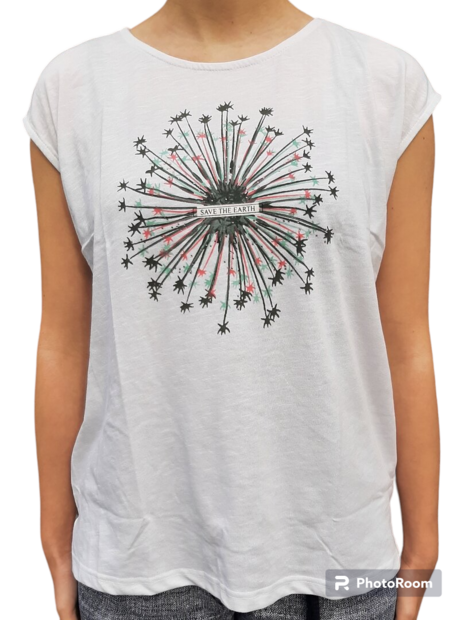 Blue Seven Top Dames Wit