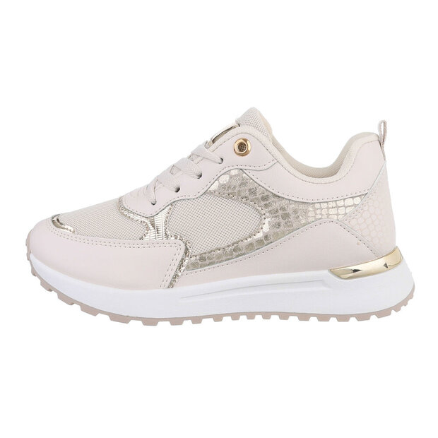 Sneakers Dames Beige