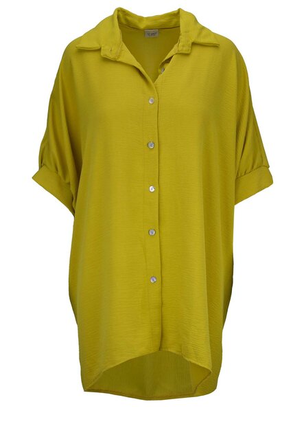 Iz Naiz Blouse Dames Oker Geel