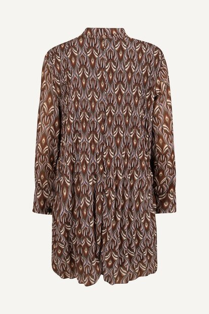 Iz Naiz Tuniek / Lange Blouse Dames Bruin