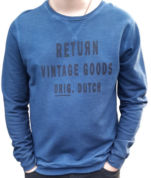 Return Sweater Blauw, maat M