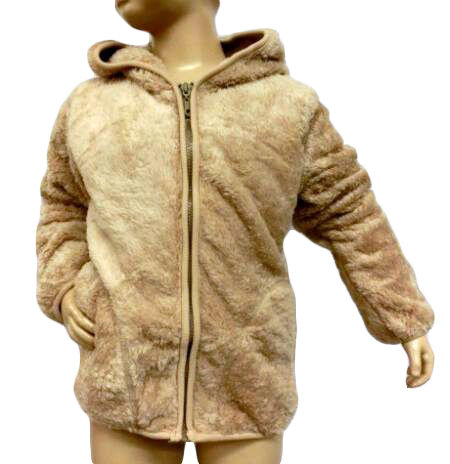 Teddy vest Meisjes Camel