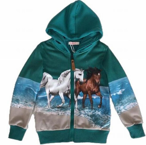 Paardenvest Petrol Groen