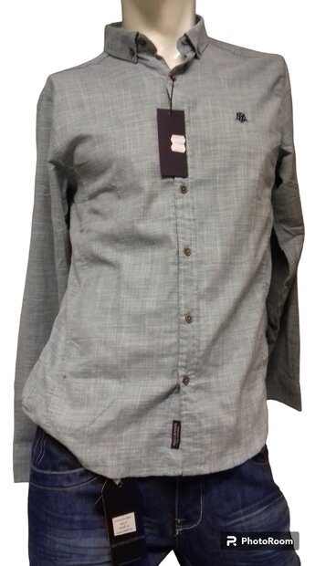 Blouse Heren Groen, maat S of M