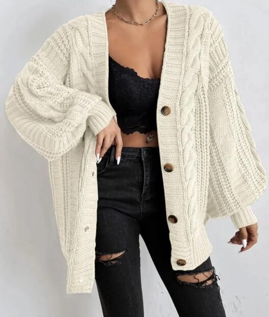 Vest Dames Beige, ONE SIZE