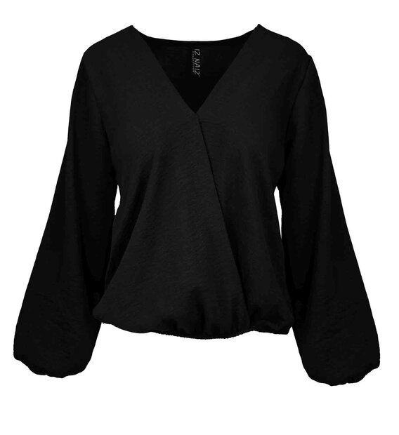 IZ NAIZ SHIRT Dames Zwart