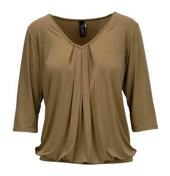 IZ NAIZ SHIRT Dames Camel