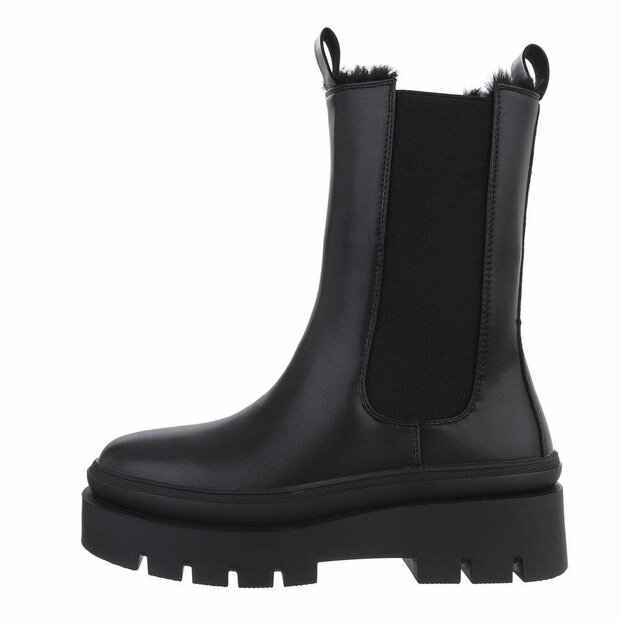 Chelsey Boots Dames Zwart