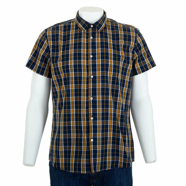 Overhemd / Blouse Heren Donkerblauw, Maat XXL