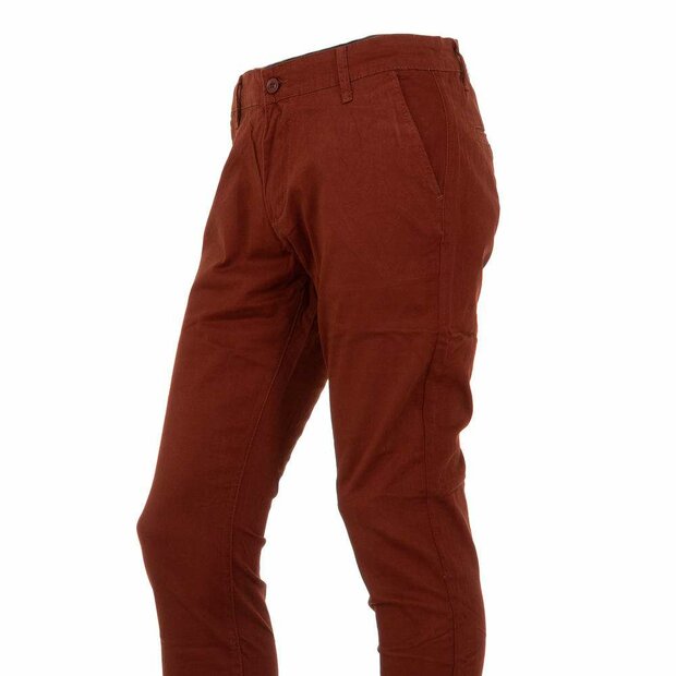 Chino Broek Heren Roest