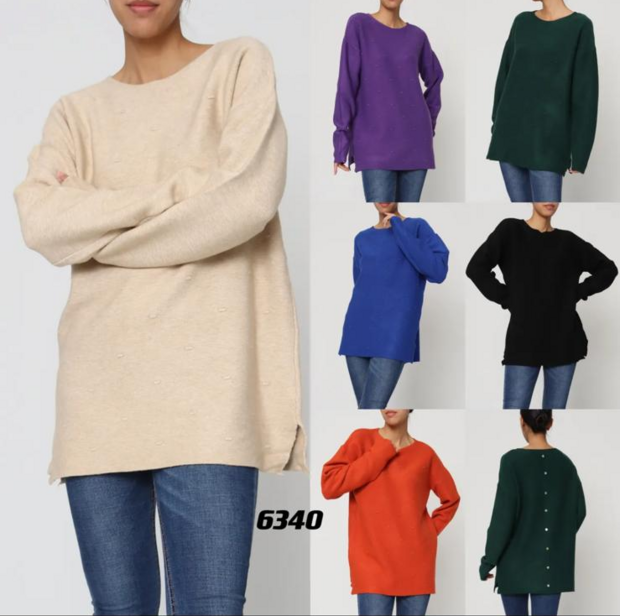 Trui Dames Zwart, ONE SIZE