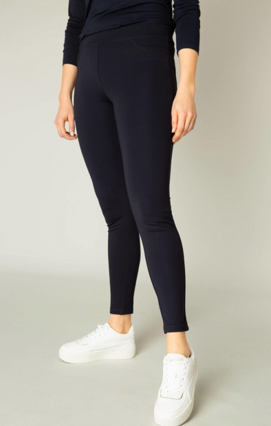 Treggings Dames DONKERBLAUW