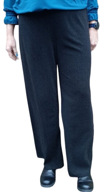 Glitter Broek Dames ZWART, ONE SIZE