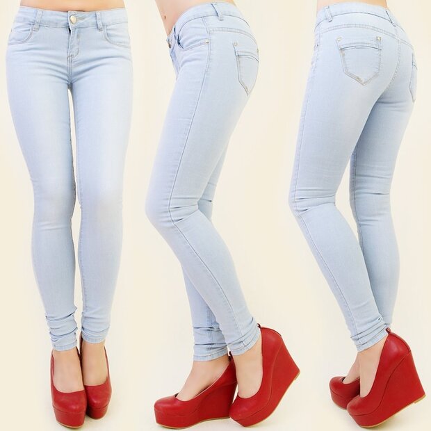 Jeans Dames Lichtblauw, maat 40