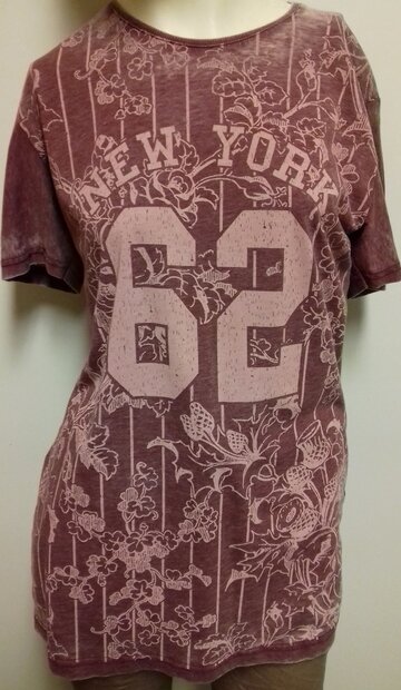 Tshirt Heren Donkerrood, maat M