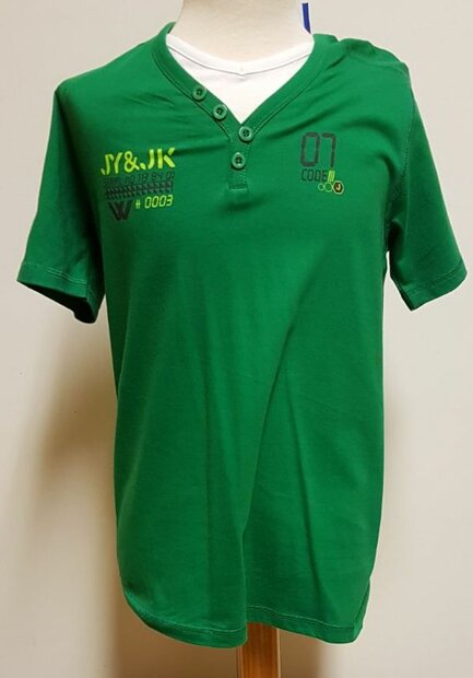 Tshirt Jongens Groen, maat 152