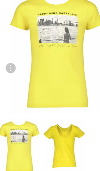 BLUE SEVEN Tshirt Geel