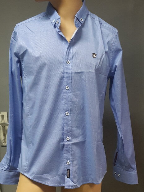 Blouse Megaman Lichtblauw