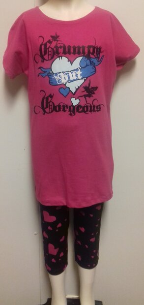 Pyjama Meisjes Pink / Zwart