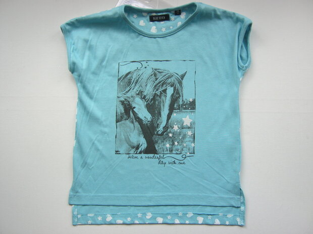 2 delig setje Paard Lichtblauw, 98