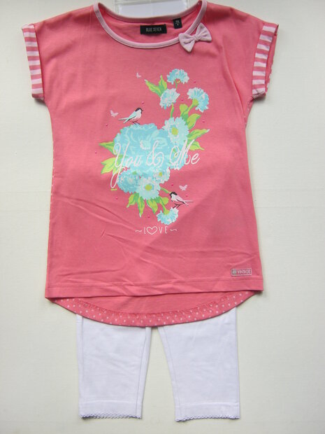 2 delig setje Bloemen Roze, 98