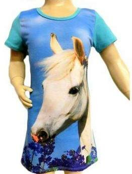 Jurk Paard Blauw