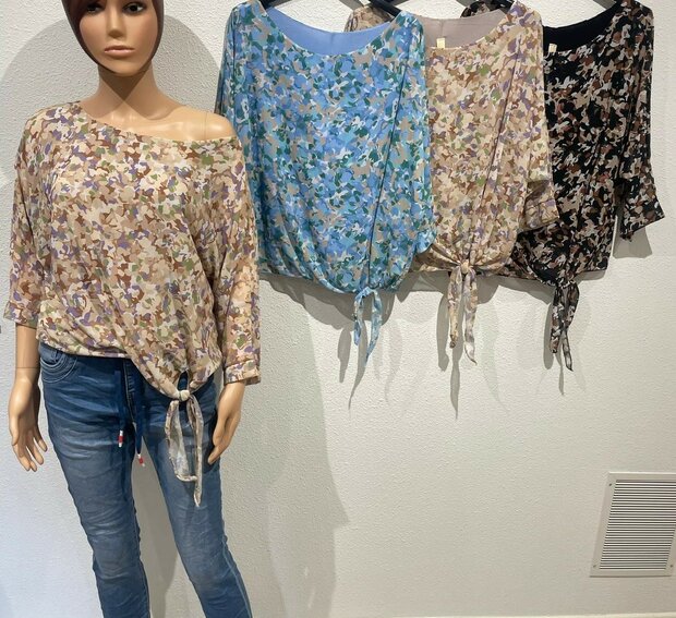 TShirt Dames Zwart, ONE SIZE