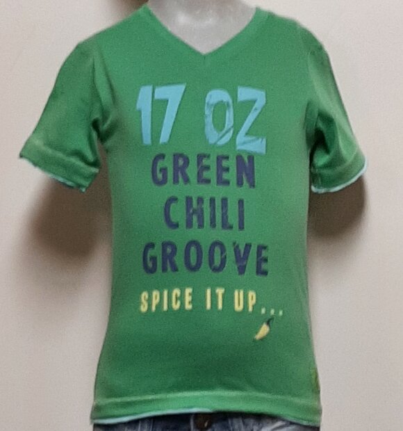 BLUE SEVEN Tshirt Groen, maat 98