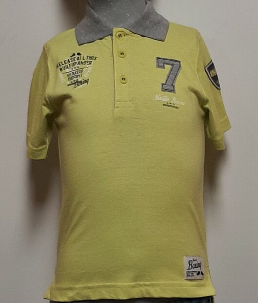 BLUE SEVEN Polo Tshirt Lime, maat 98