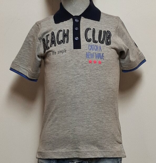 BLUE SEVEN Polo Tshirt Grijs, maat 98