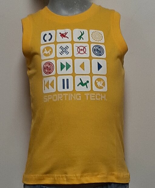 BLUE SEVEN Hemd Geel