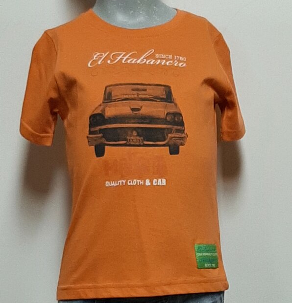 BLUE SEVEN Tshirt Oranje, maat 98