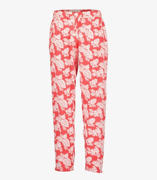 BLUE SEVEN Bloemen broek Rood