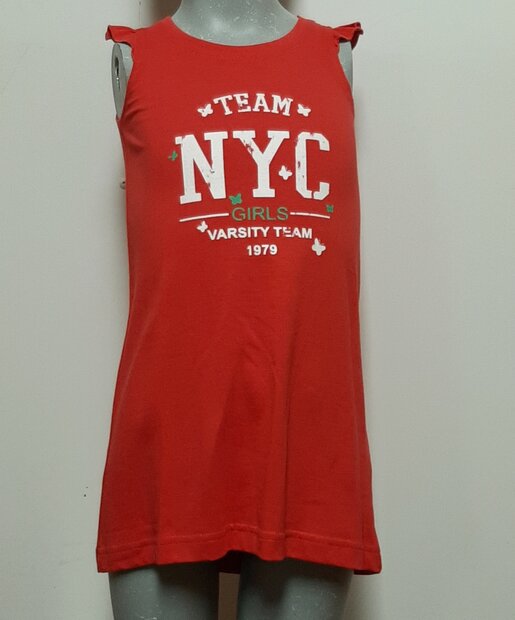 BLUE SEVEN Jurkje Meisjes Rood, maat 98