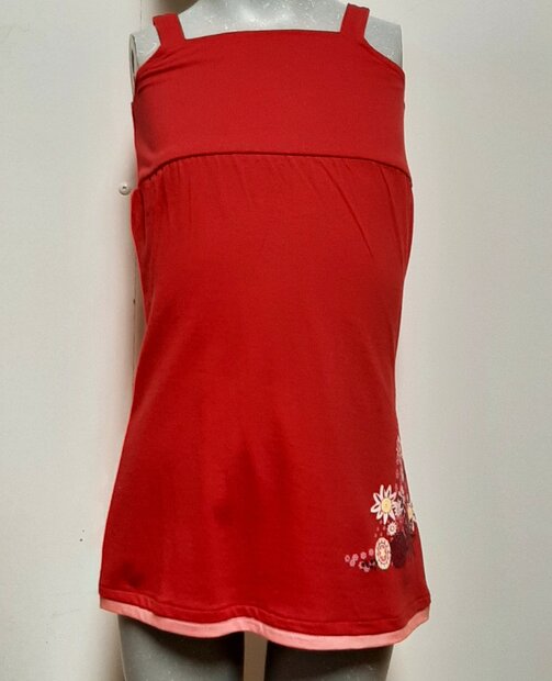 BLUE SEVEN Jurkje Meisjes Rood, maat 98