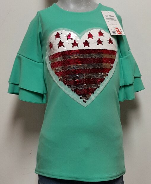 Tshirt Meisjes, maat 98/104